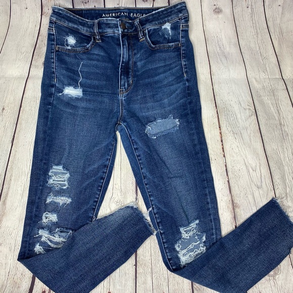 AMERICAN EAGLE Super High Rise Skinny Jeggings - Picture 1 of 8